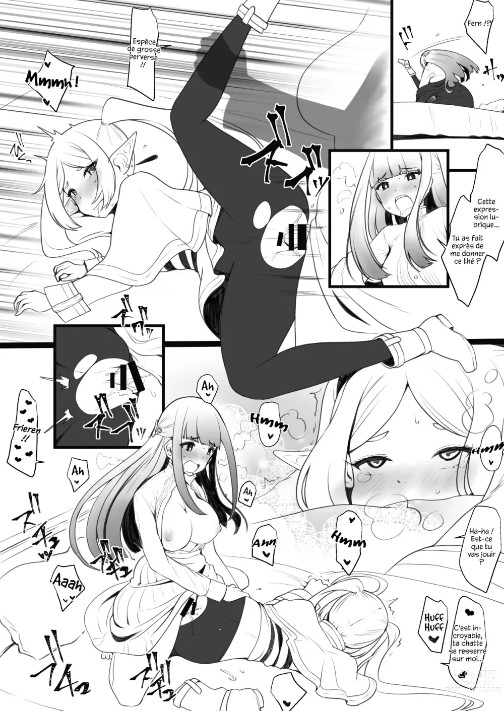 Page 4 of doujinshi Hen na Ocha Nonde Futanari ni Natta Fern x Frieren