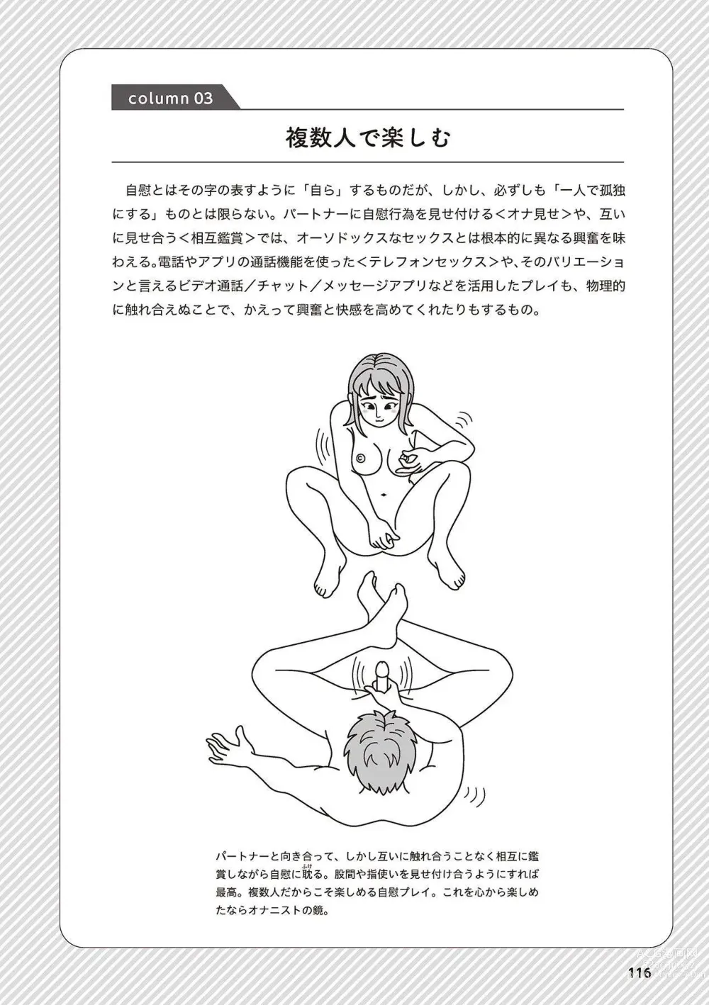 Page 118 of manga Otoko no Jii Onanie Kanzen Manual Illustration Han...... Onanie Play