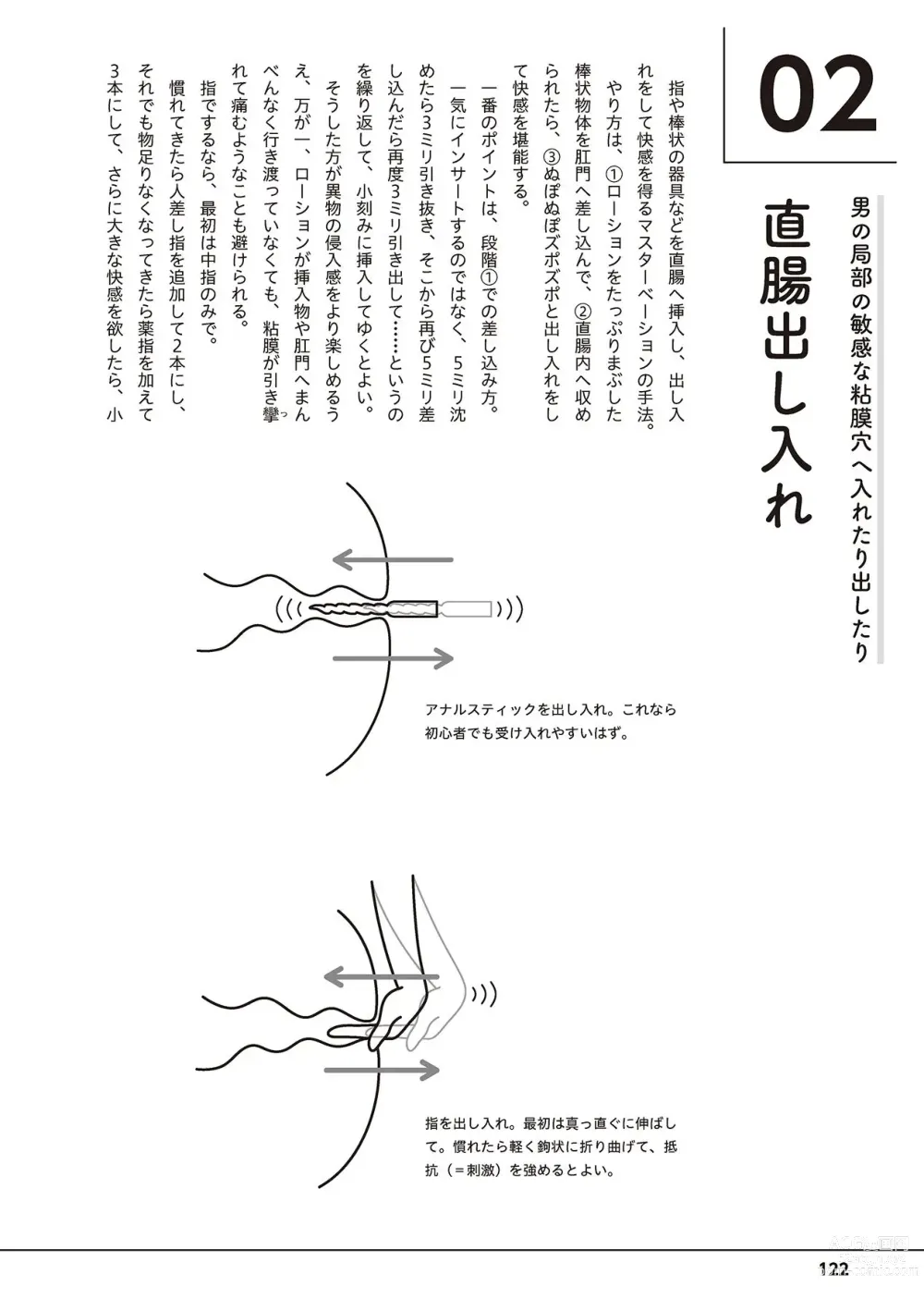 Page 124 of manga Otoko no Jii Onanie Kanzen Manual Illustration Han...... Onanie Play