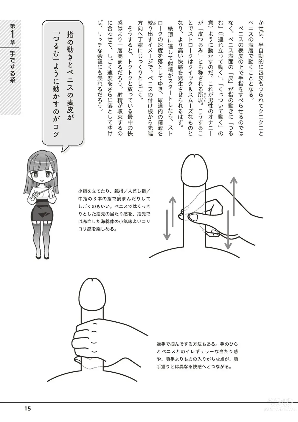 Page 17 of manga Otoko no Jii Onanie Kanzen Manual Illustration Han...... Onanie Play