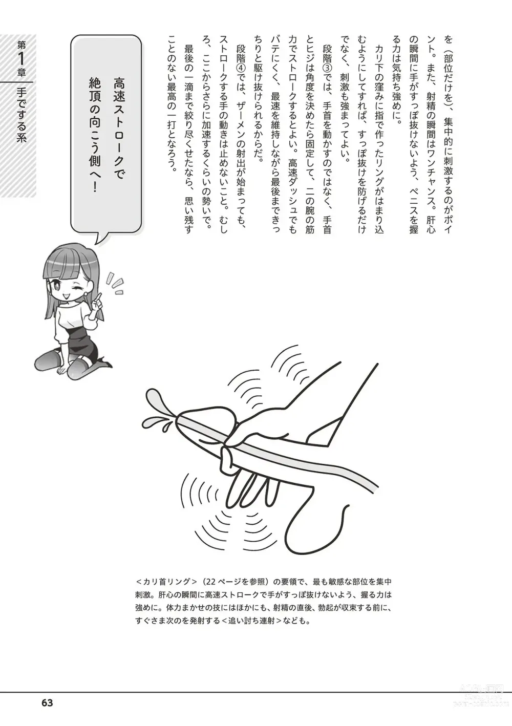 Page 65 of manga Otoko no Jii Onanie Kanzen Manual Illustration Han...... Onanie Play