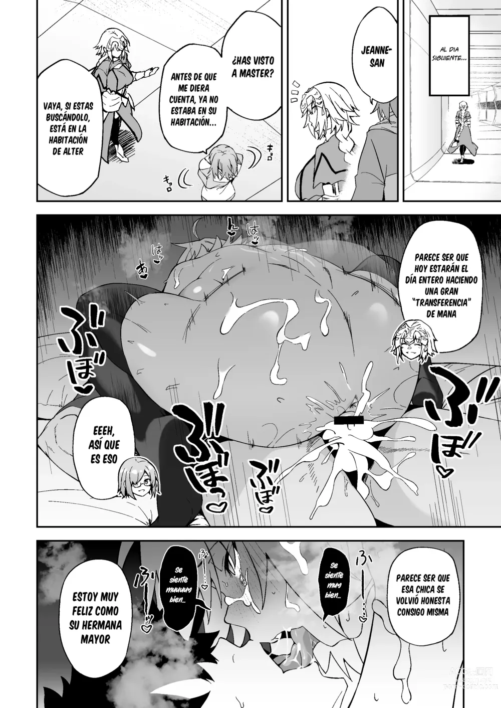 Page 28 of doujinshi Jeanne Alter, Ahogándose en el Placer