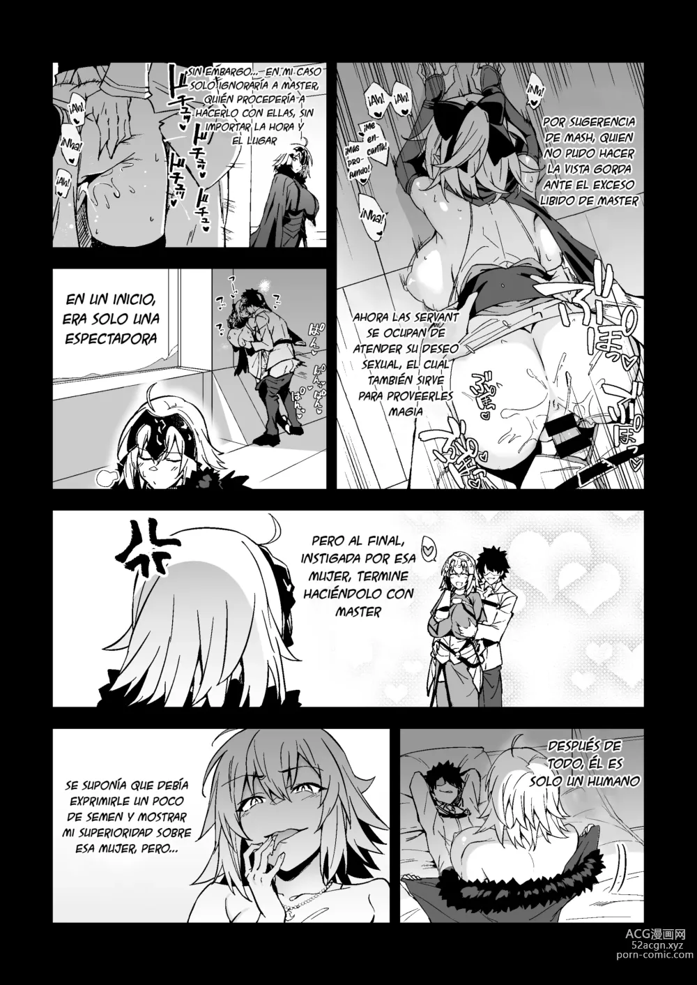 Page 5 of doujinshi Jeanne Alter, Ahogándose en el Placer