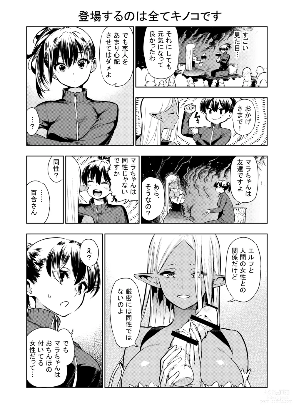 Page 37 of doujinshi Futanari no Elf