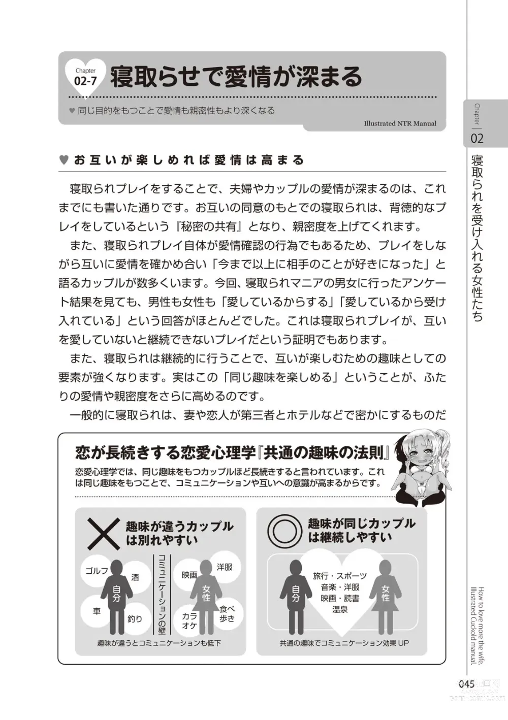 Page 47 of manga Zusetsu NTR Manual