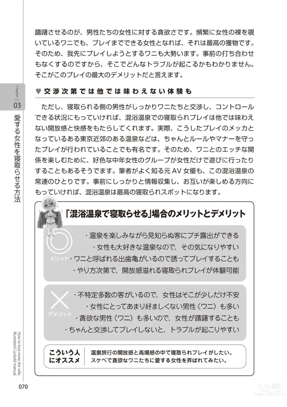 Page 72 of manga Zusetsu NTR Manual