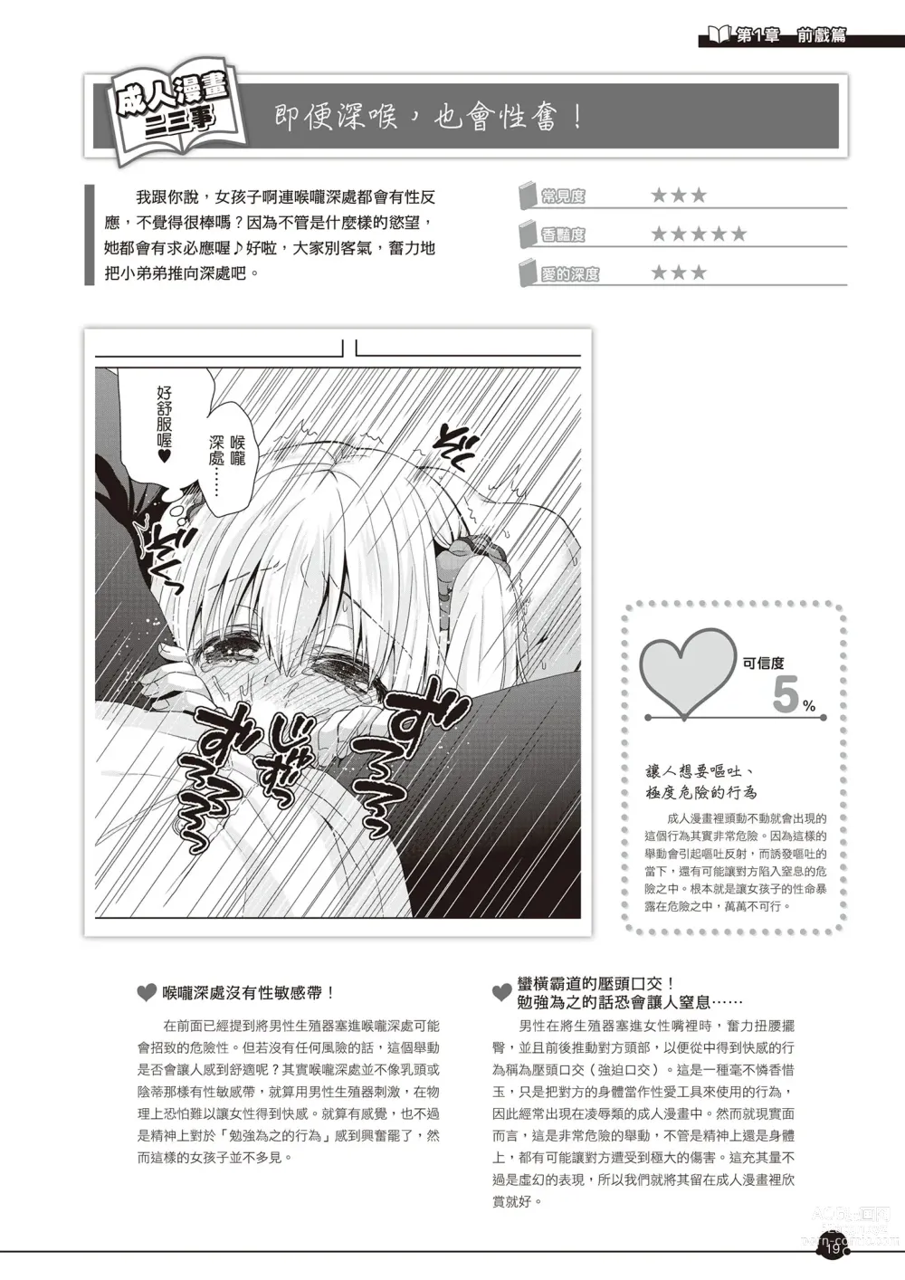 Page 20 of manga 完全實用版 成人漫畫沒告訴你的性愛真相