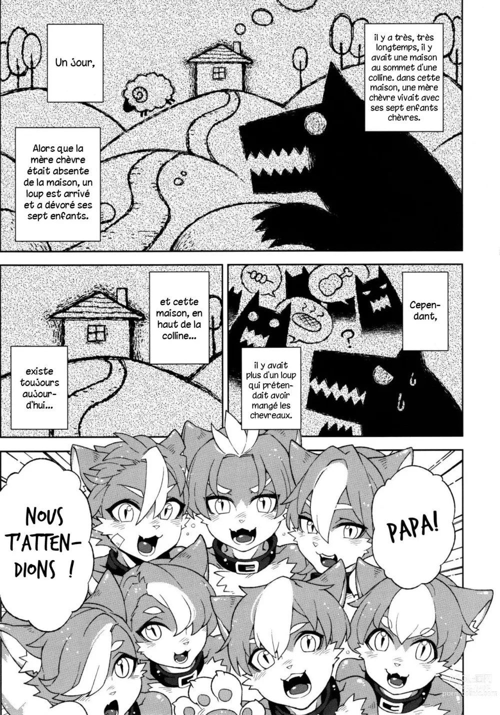 Page 6 of doujinshi Le Loup et Les Sept Chevreaux