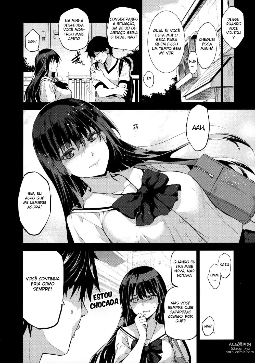 Page 5 of doujinshi Otonari no Nie - Saikai Shita Osananajimi no Ie de Okita Koto.