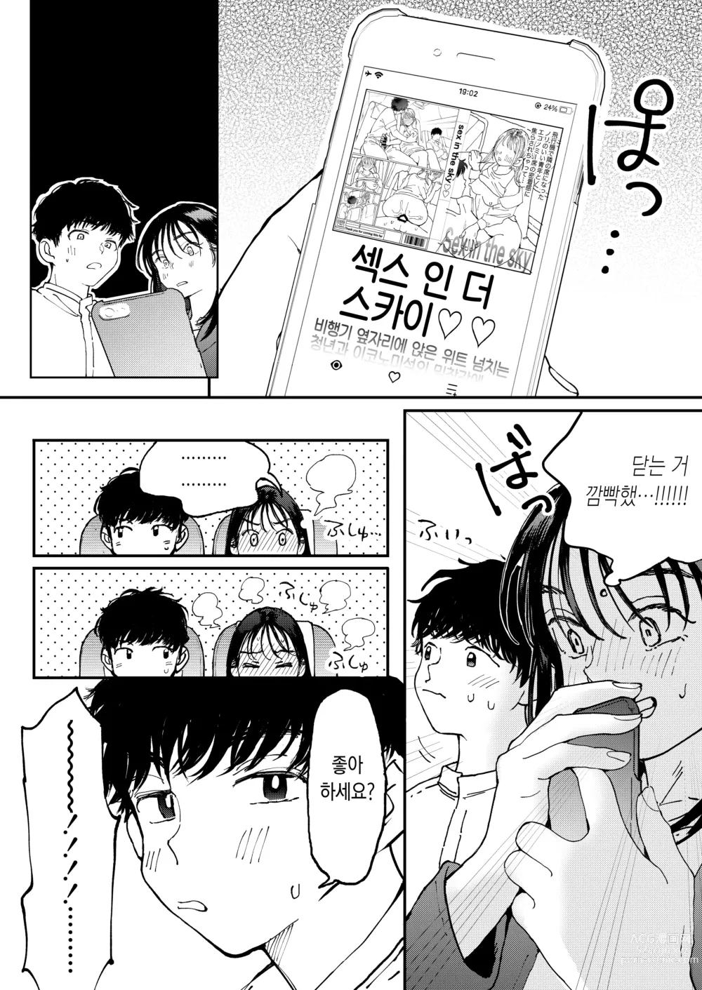 Page 13 of doujinshi 발정난 OL은 비행기 안에서도 성욕을 채우고 싶다