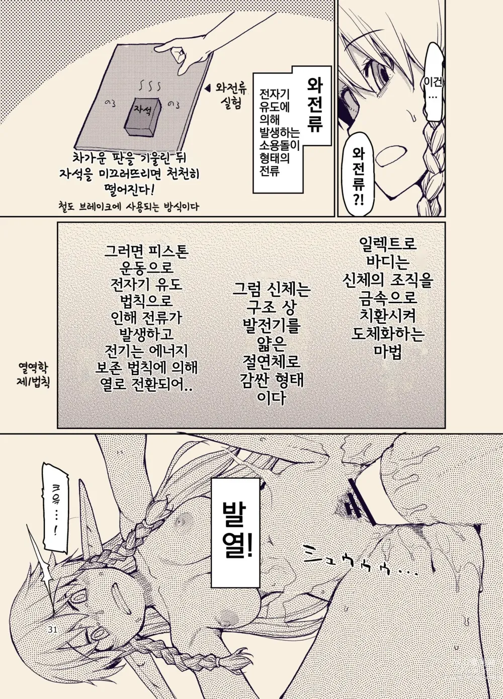 Page 32 of doujinshi 호색한 엘프의 이종간일기 9