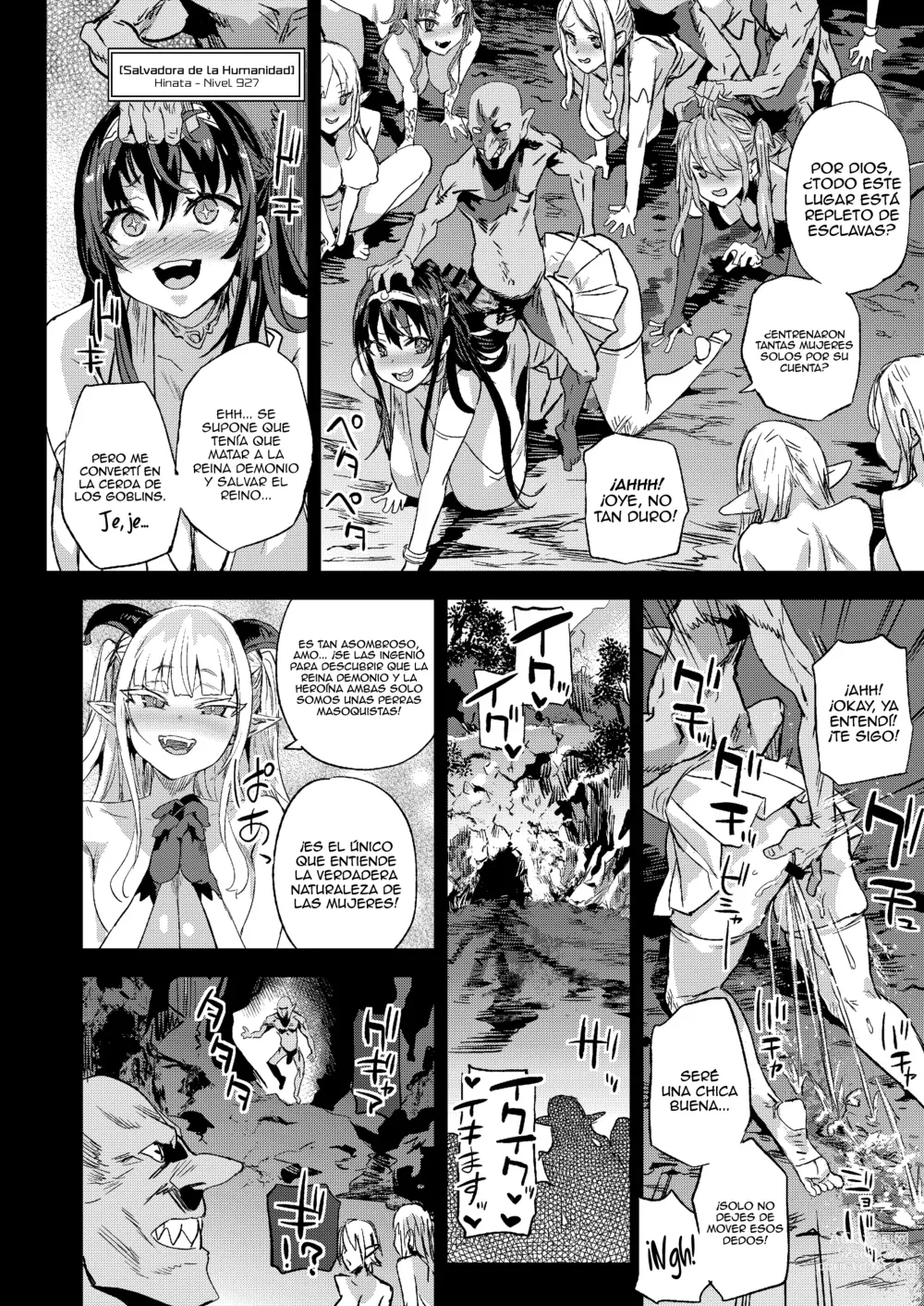 Page 42 of doujinshi Succubus Joou vs Zako Goblin - Victim Girls R