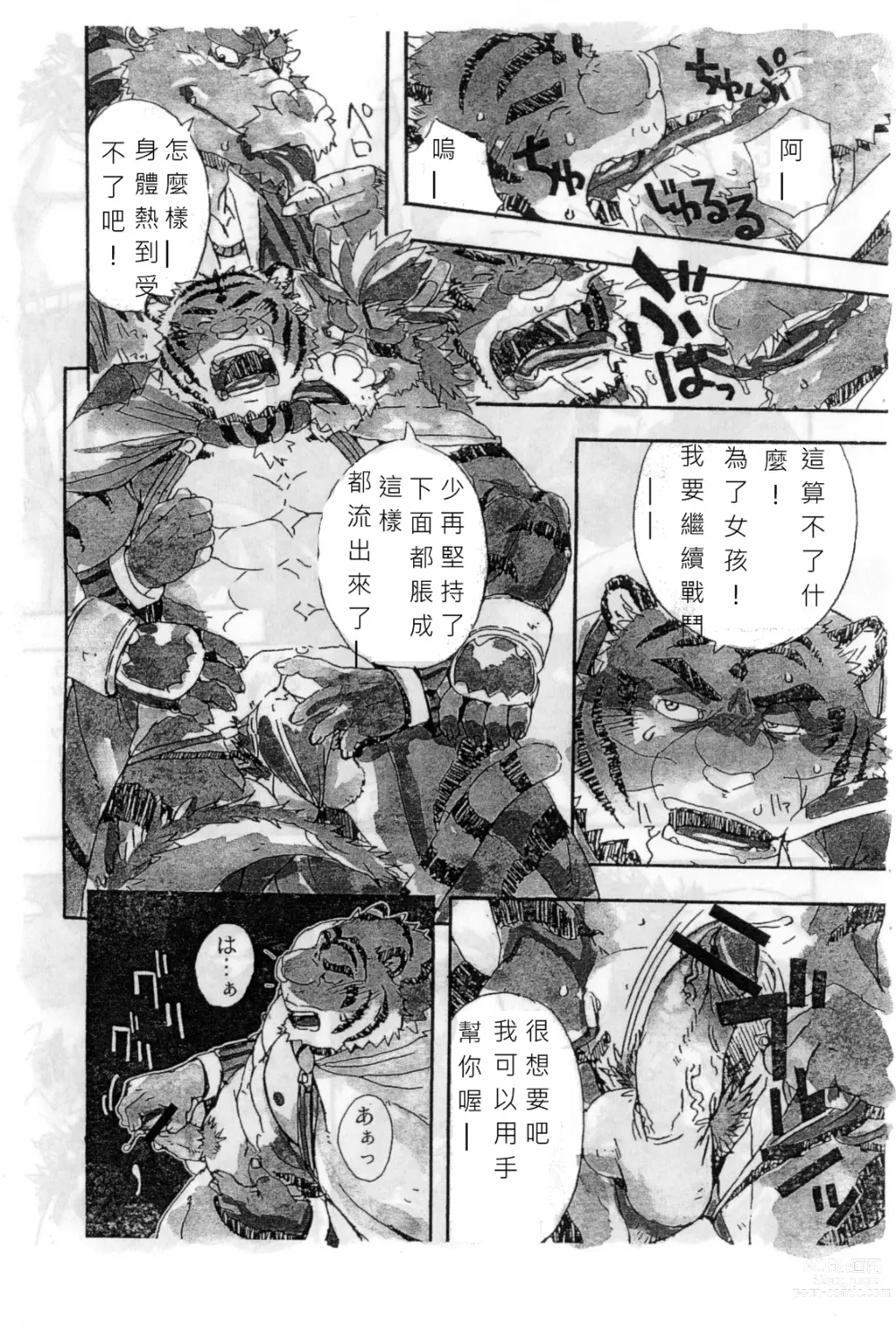 Page 12 of doujinshi Choujuu Gasshin Build Tiger