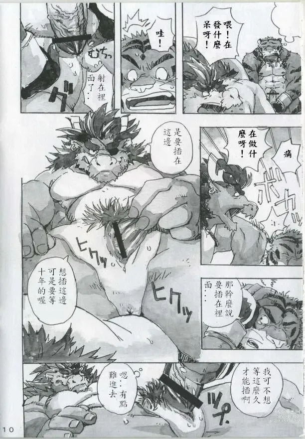 Page 11 of doujinshi Choujuu Gasshin Build Tiger 4