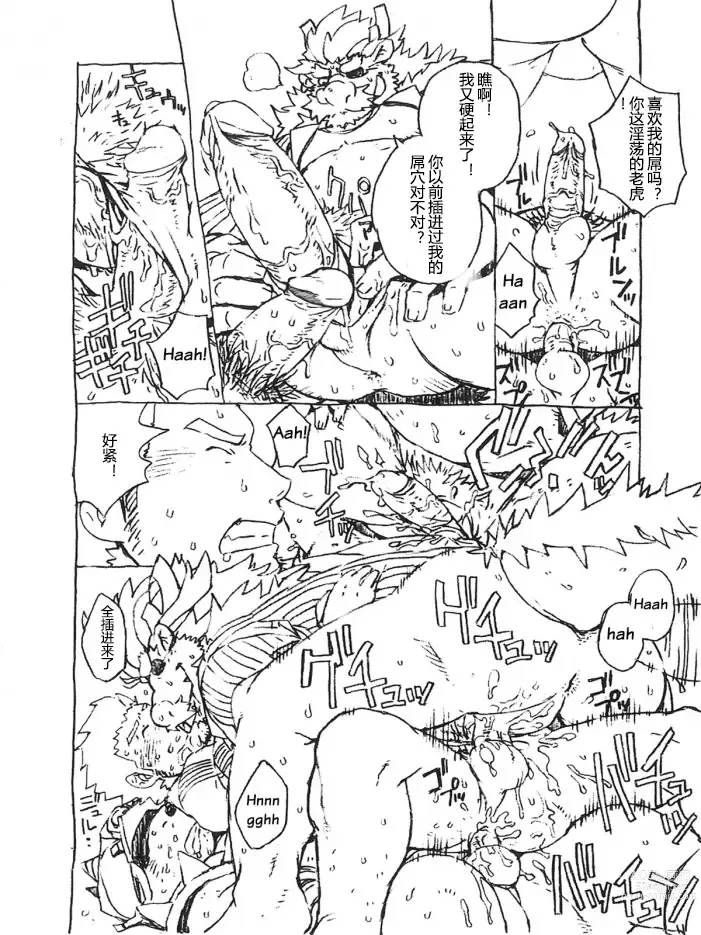 Page 12 of doujinshi Choujuu Gasshin Build Tiger Bangai Hen