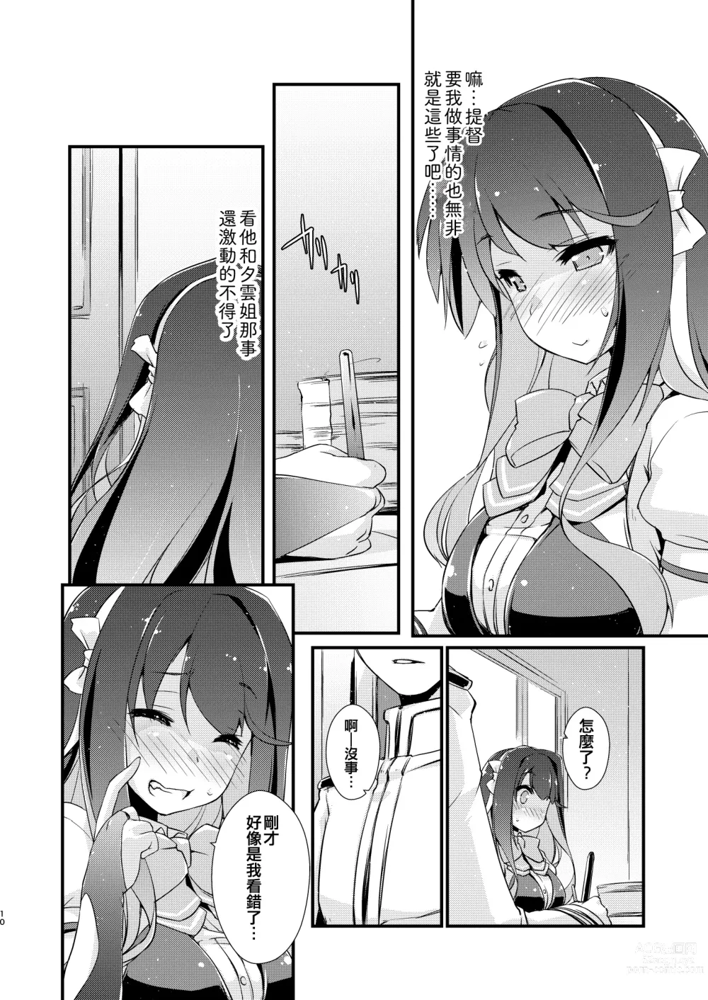 Page 10 of doujinshi Naganami-sama no Yowai Toko.