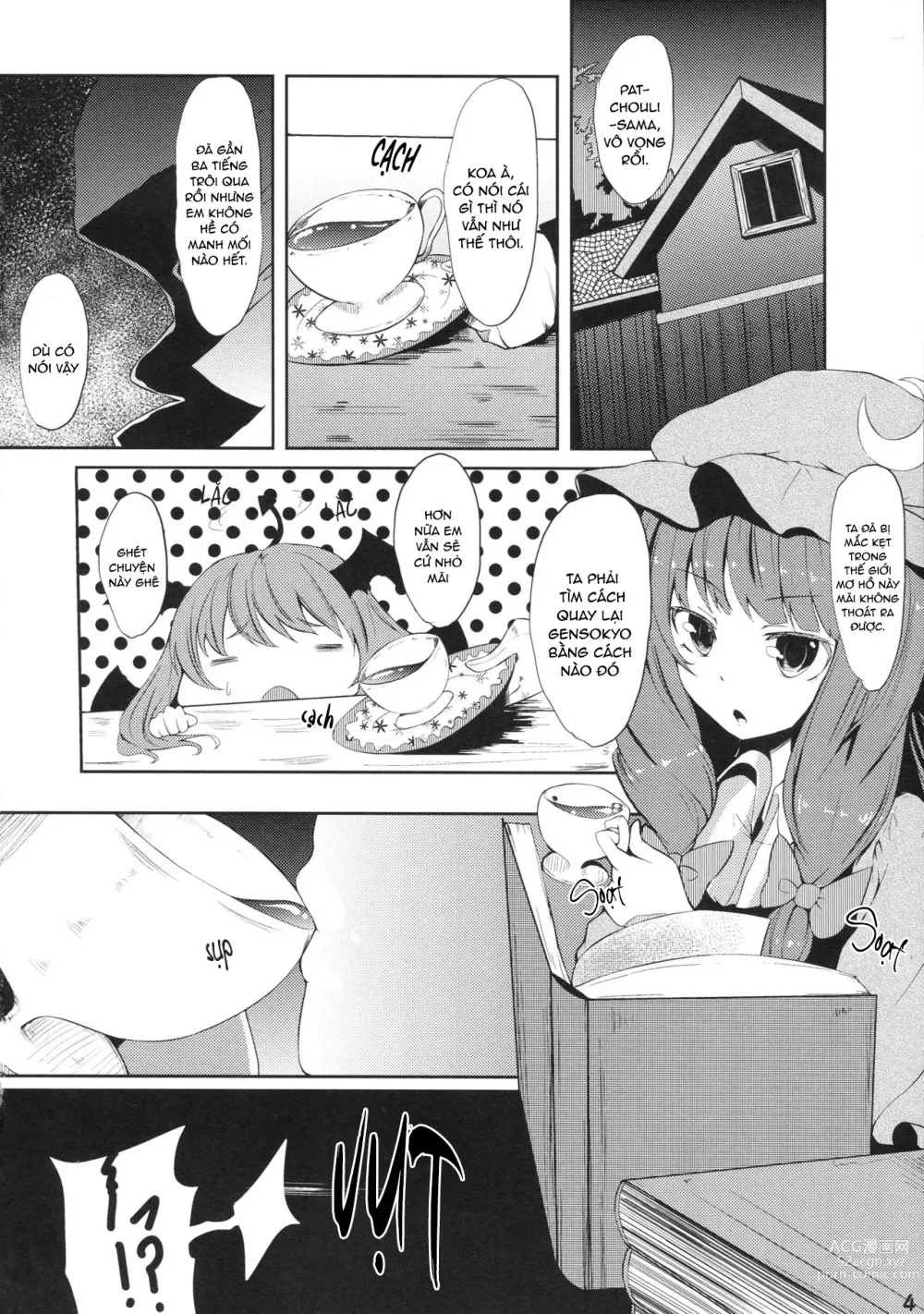 Page 3 of doujinshi Majokko Patchouli-tan Shizuku