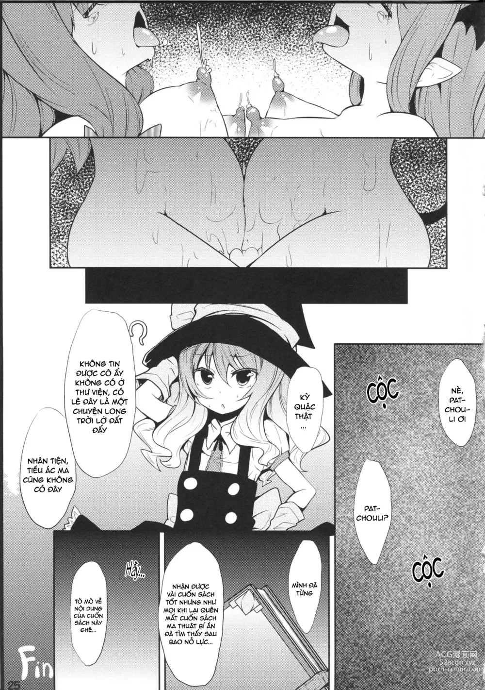 Page 24 of doujinshi Majokko Patchouli-tan Shizuku