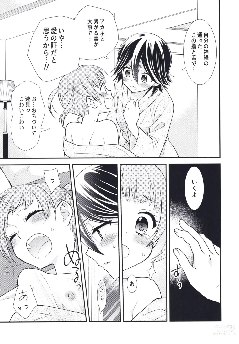 Page 27 of doujinshi Futaritomo,   Hajimete.