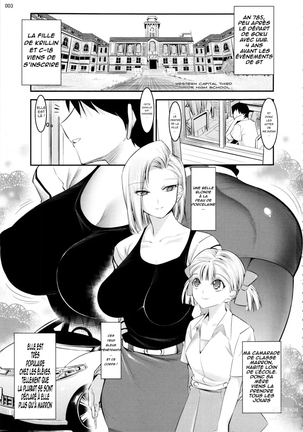 Page 2 of doujinshi Ma première fois avec C-18 (decensored)