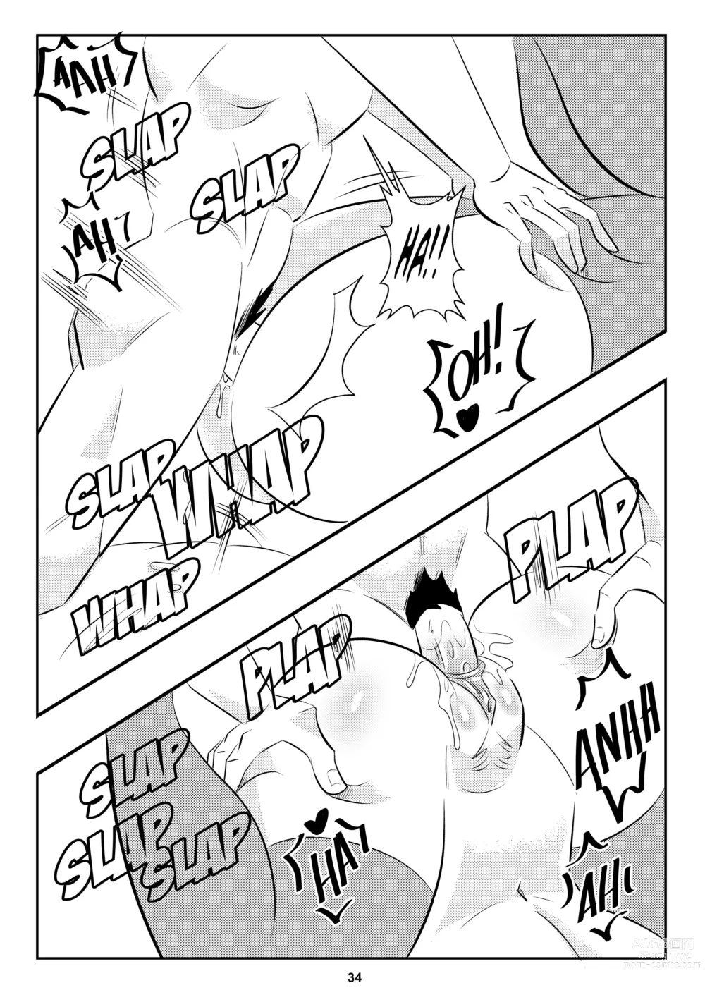 Page 35 of doujinshi Heavenly Training