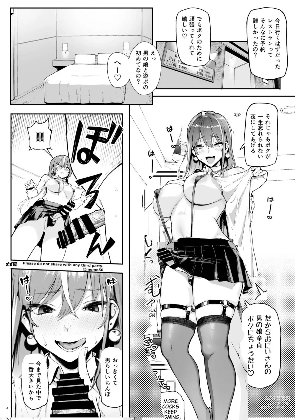 Page 3 of doujinshi Okane Daisuki Shemale-Otokonoko Hen-Incomplete133