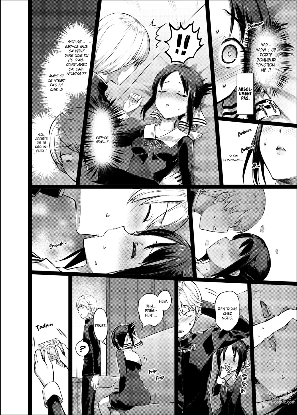 Page 8 of doujinshi Le porte bonheur de mademoiselle Kaguya (decensored)