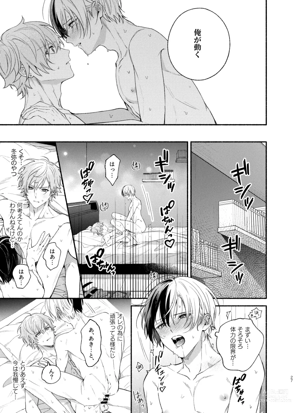 Page 26 of doujinshi Chotto Renshuu Sasete Kure - Let me practice a little