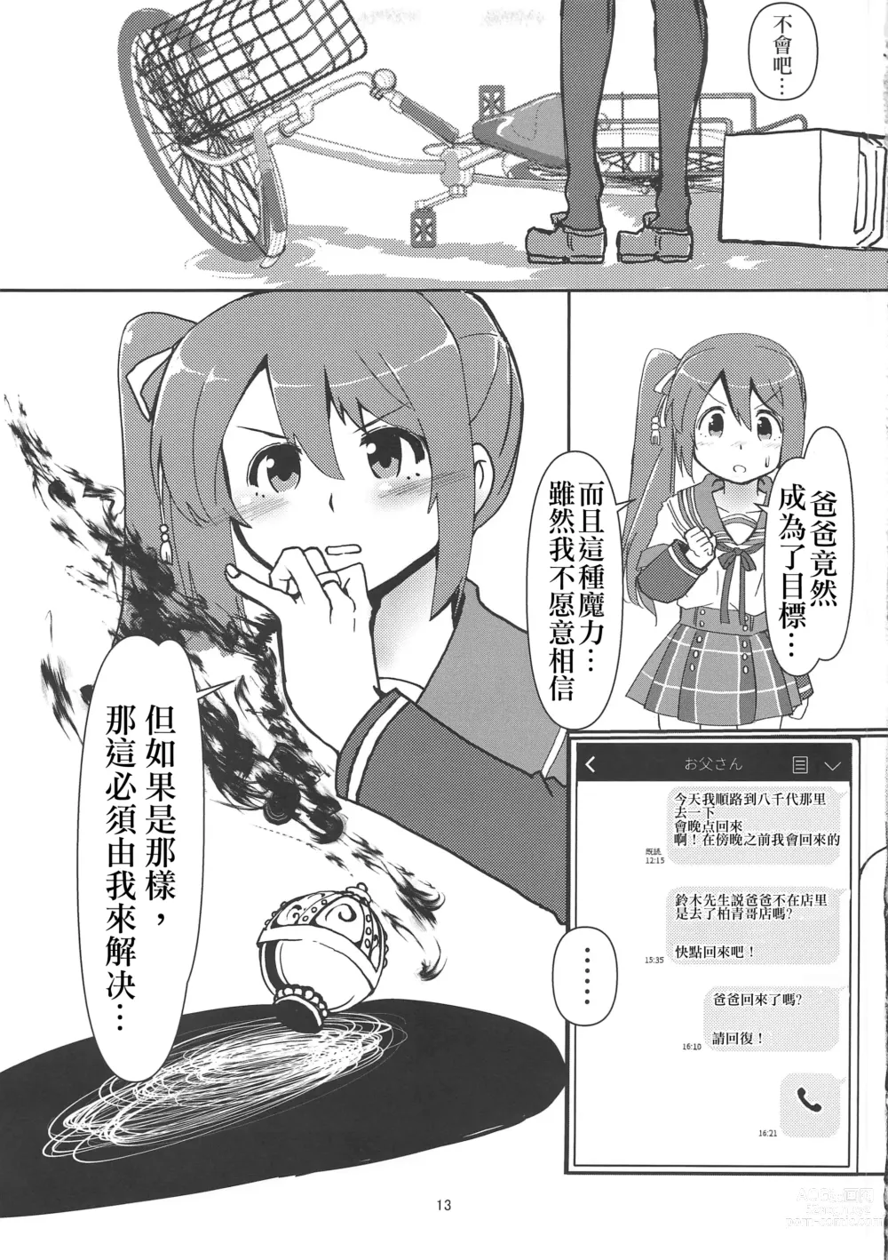 Page 12 of doujinshi Yui Tsuruno, Kainin no Uwasa