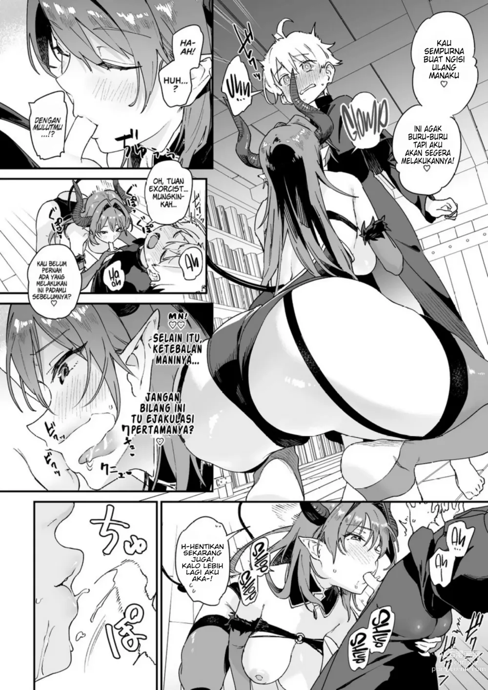 Page 20 of doujinshi Aku Bertarung Melawan Mbak-Mbak Succubus Cabul Dengan Hukuman Seks!