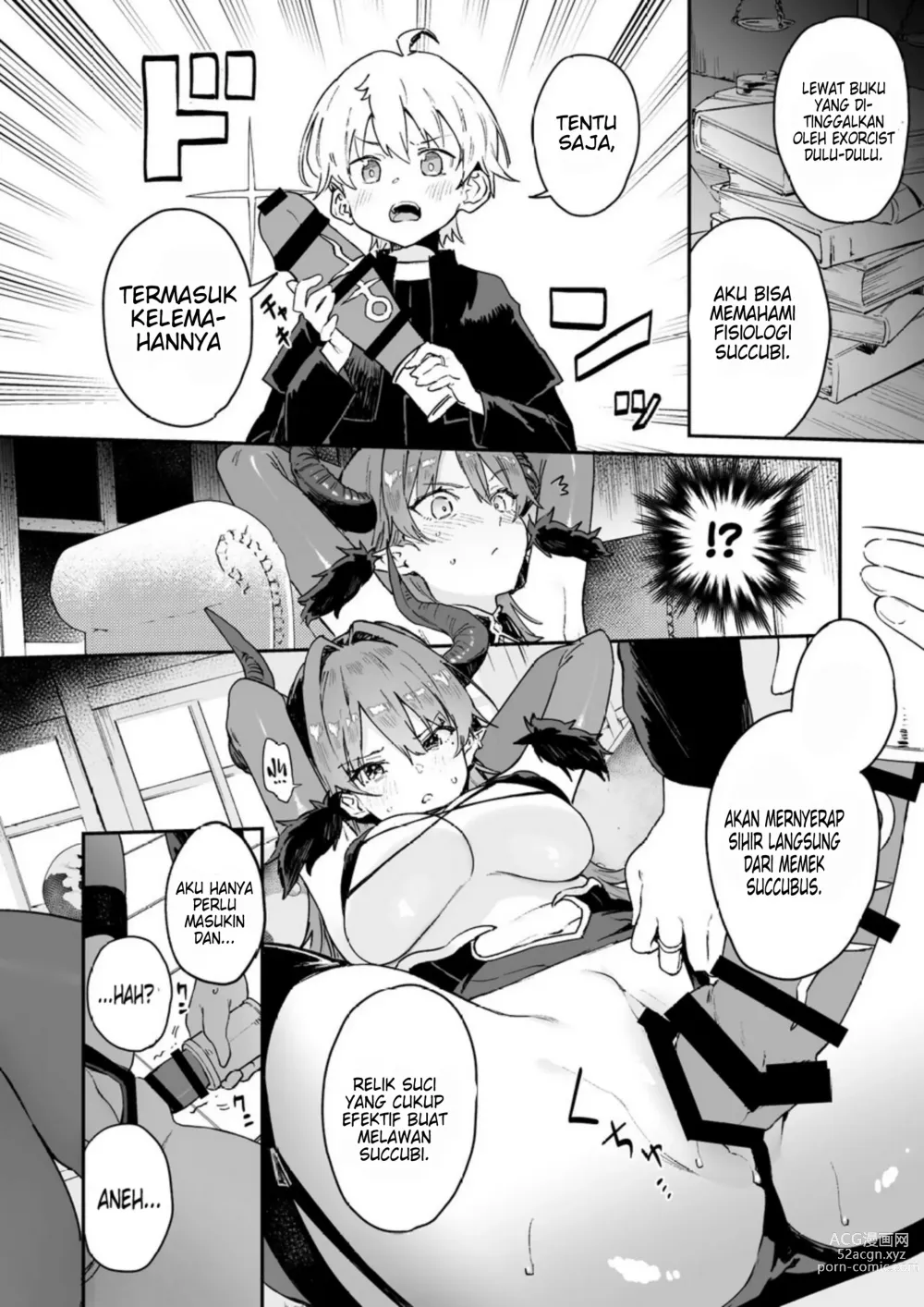 Page 8 of doujinshi Aku Bertarung Melawan Mbak-Mbak Succubus Cabul Dengan Hukuman Seks!