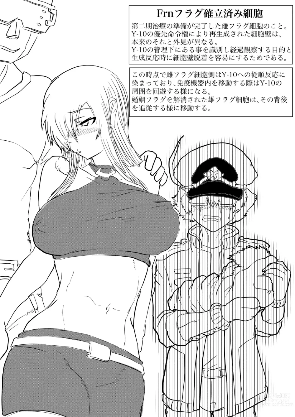 Page 15 of doujinshi Hakkeikyu ga shingata chiryo de kyosei heni-zai ni naburareru!!