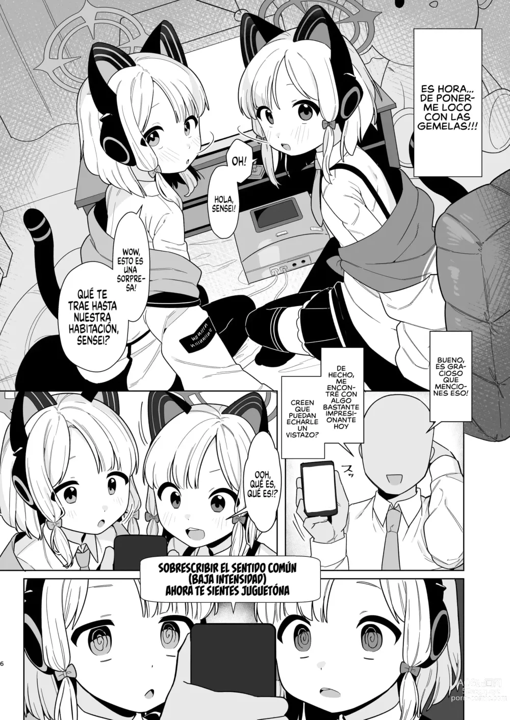 Page 5 of doujinshi The Blue Archive Mind Control Club ~Gamer Twins Chapter~