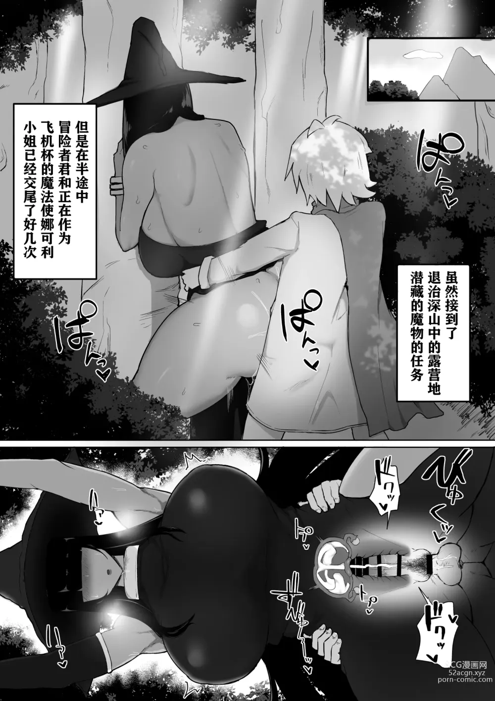 Page 26 of doujinshi パーティに雇った魔法使いに無責任種付けする話1-3