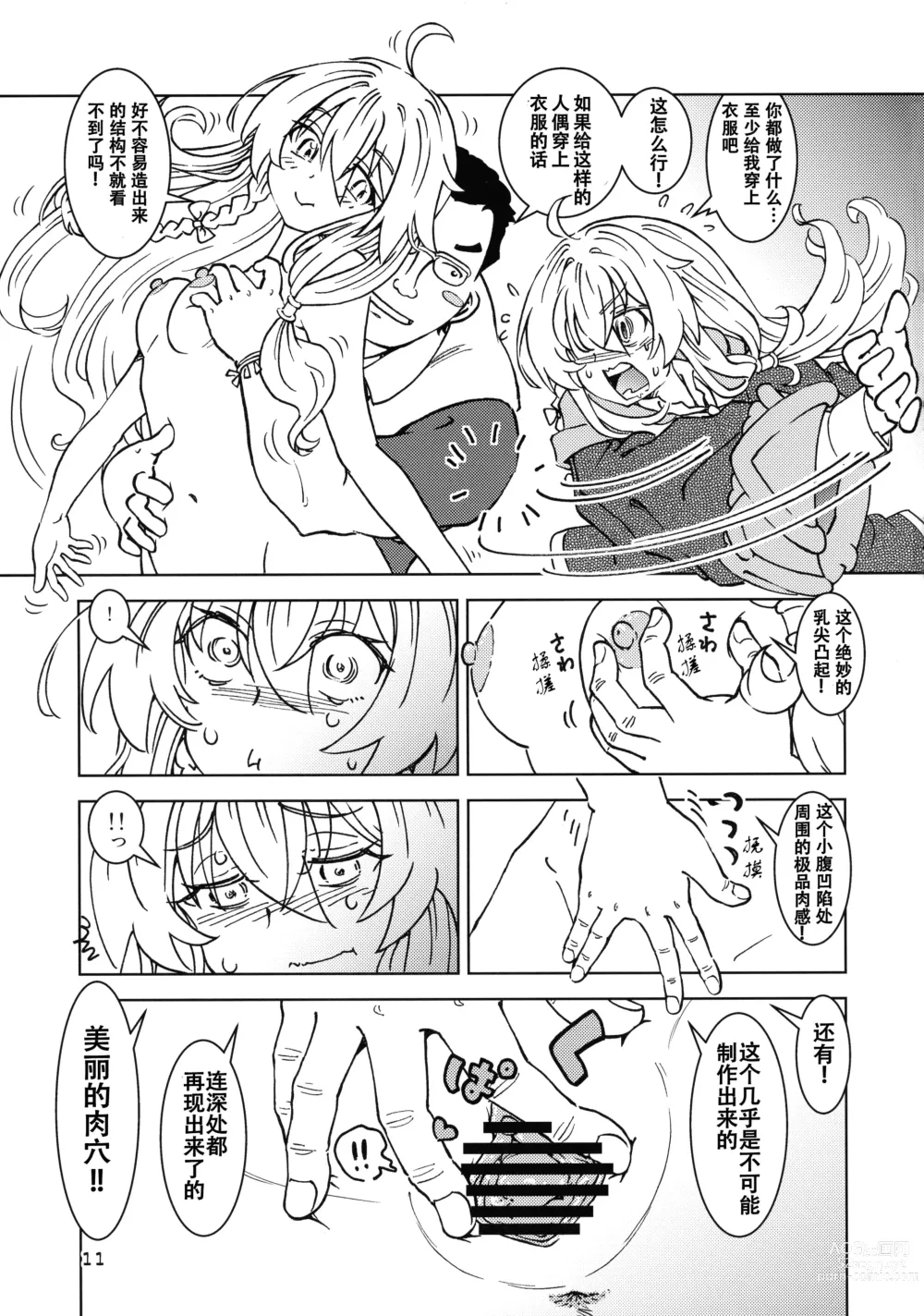 Page 12 of doujinshi Tabitabi Nikki ni wa Shirusenakatta Koto. 4