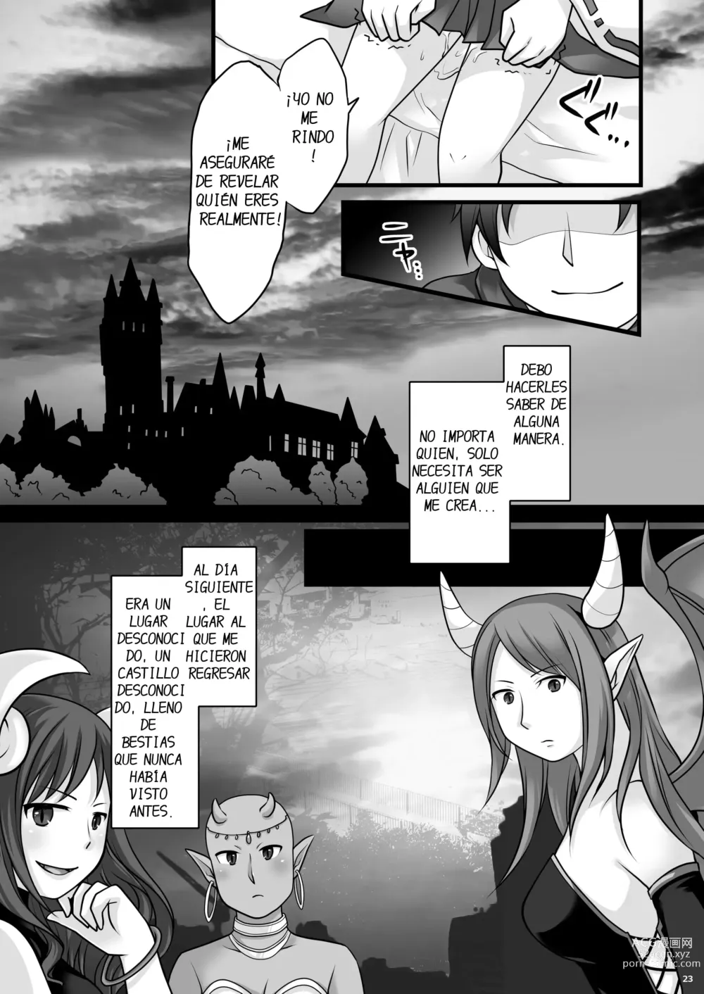 Page 24 of doujinshi Ippan Heishi Akira ga Shitennou Tamamo wo Tsukaima ni Dekita Wake