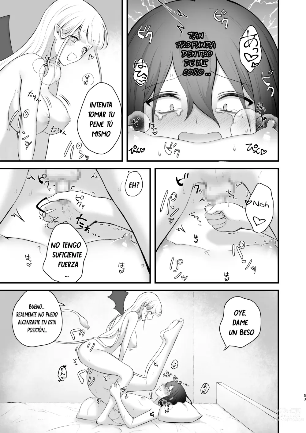 Page 34 of doujinshi Osugaki ga Futanari Inma ni Wakaraserareru Hon