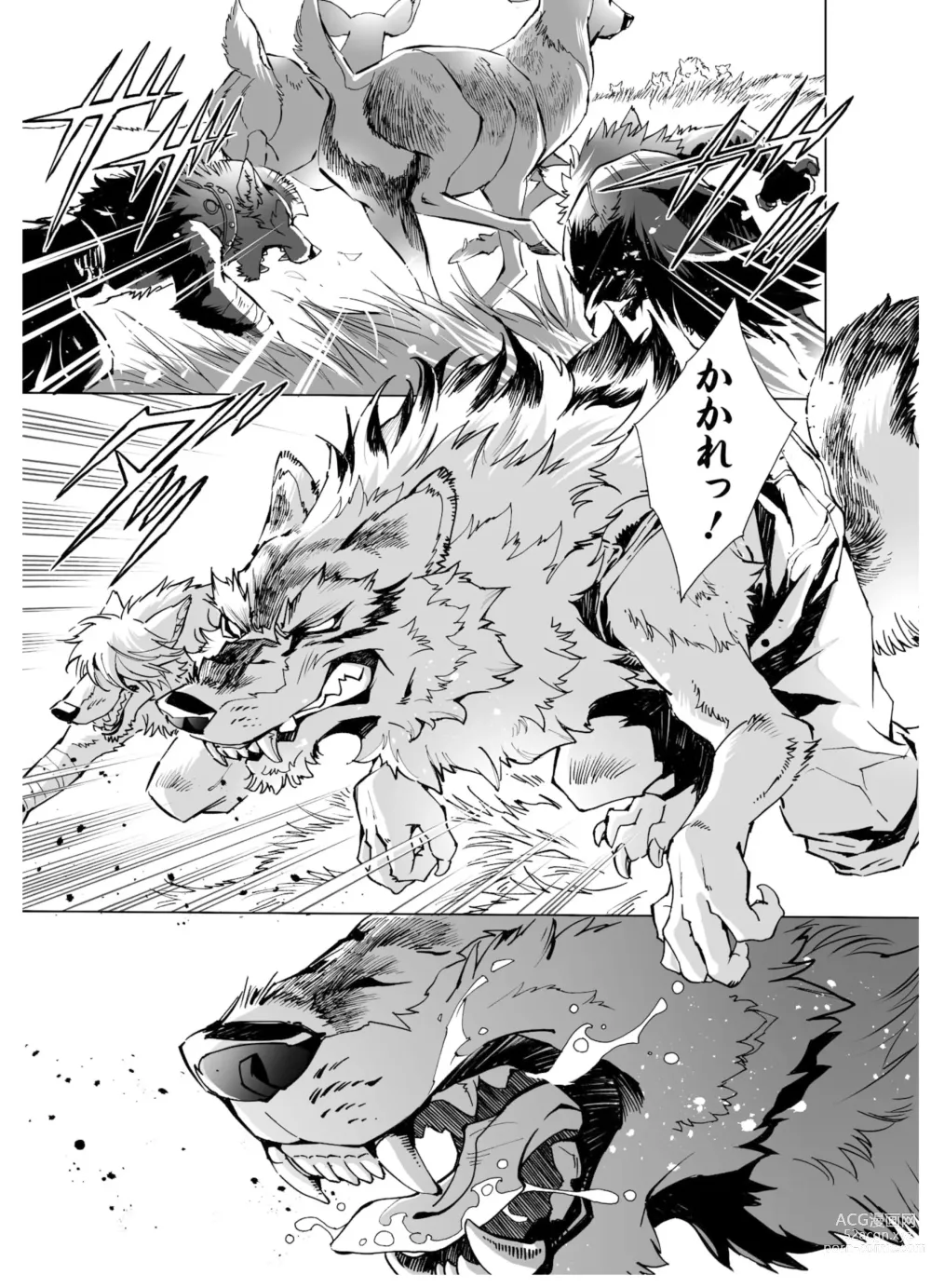 Page 97 of manga THE WILD LEG wolf