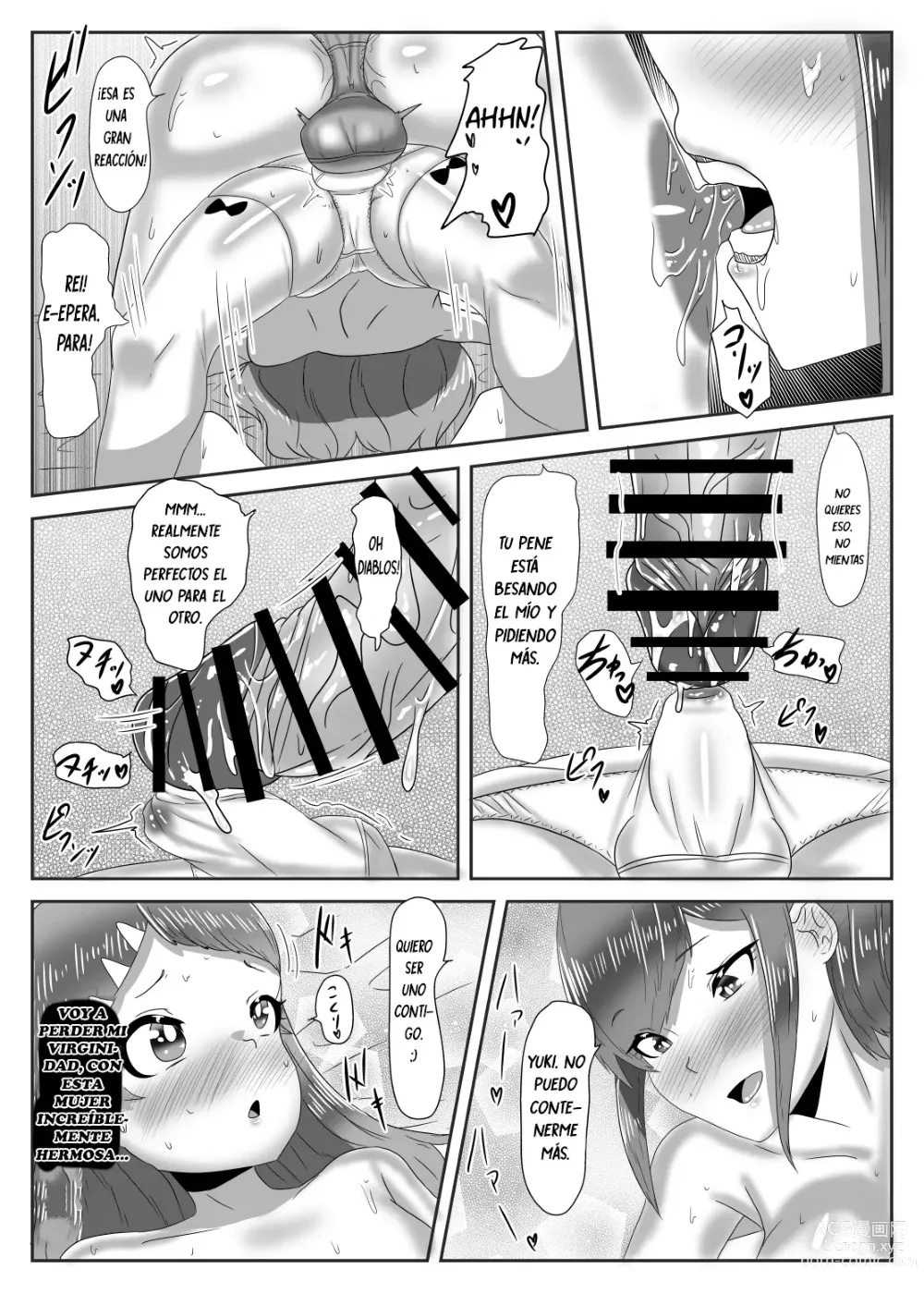 Page 34 of doujinshi Batsu Game de Josou Sanpo Saserareteitara Ikemen Futanari Musume ni Tasukeraremashita