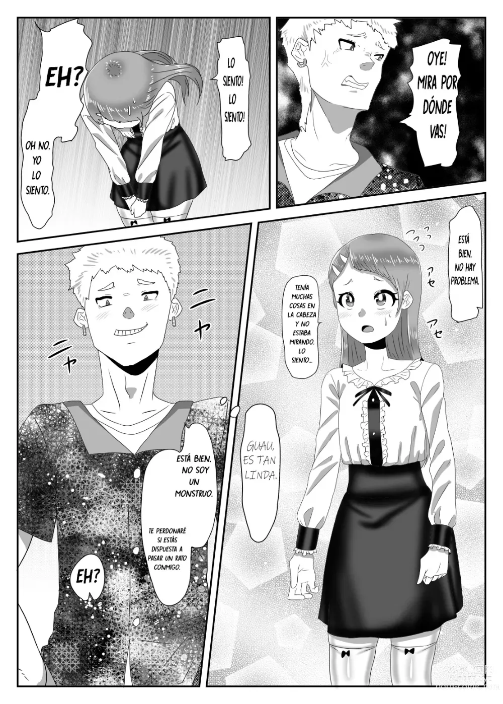 Page 10 of doujinshi Batsu Game de Josou Sanpo Saserareteitara Ikemen Futanari Musume ni Tasukeraremashita