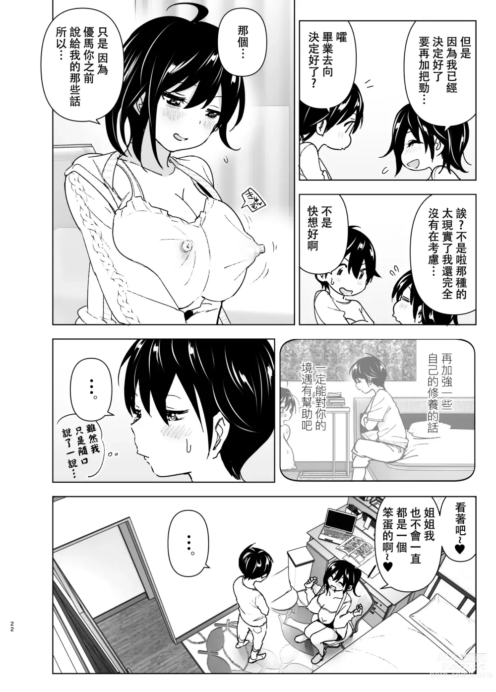 Page 21 of doujinshi 姐姐與傾聽抱怨的弟弟的故事 (decensored)