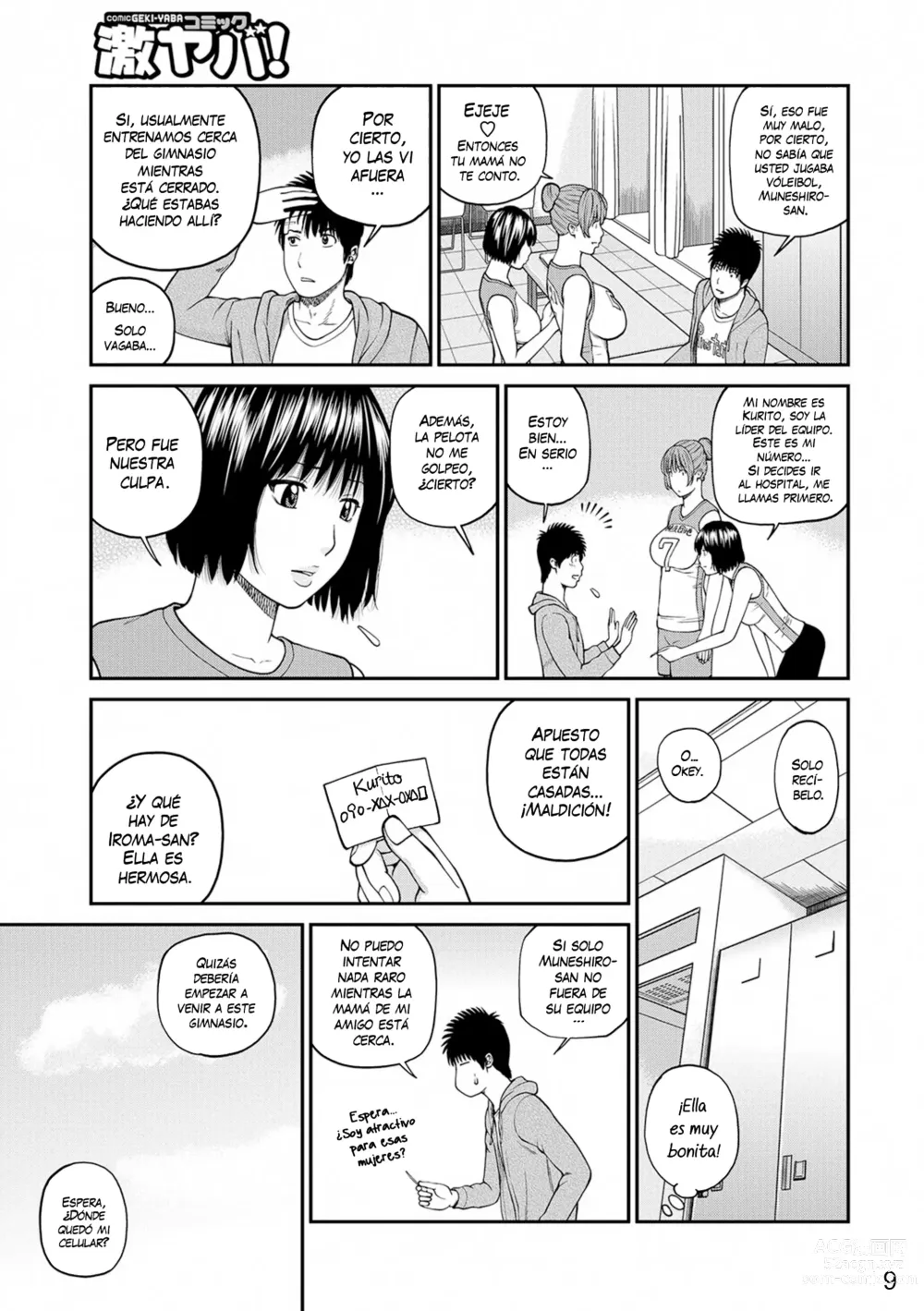 Page 8 of manga Club de Vóleibol de mamás del distrito Momojiri (decensored)