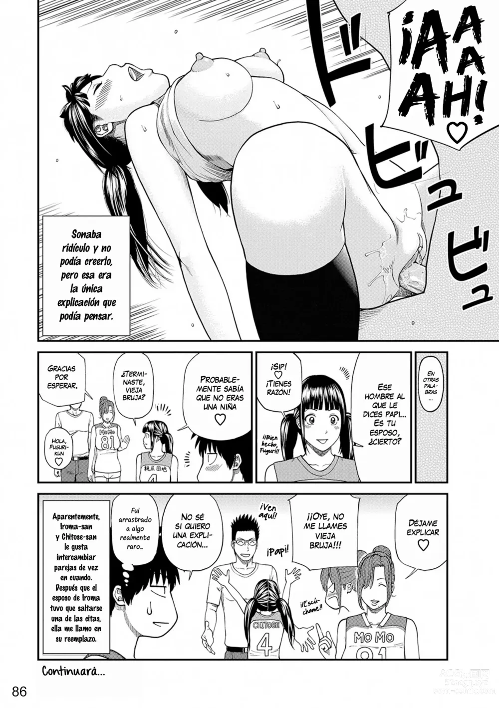 Page 84 of manga Club de Vóleibol de mamás del distrito Momojiri (decensored)