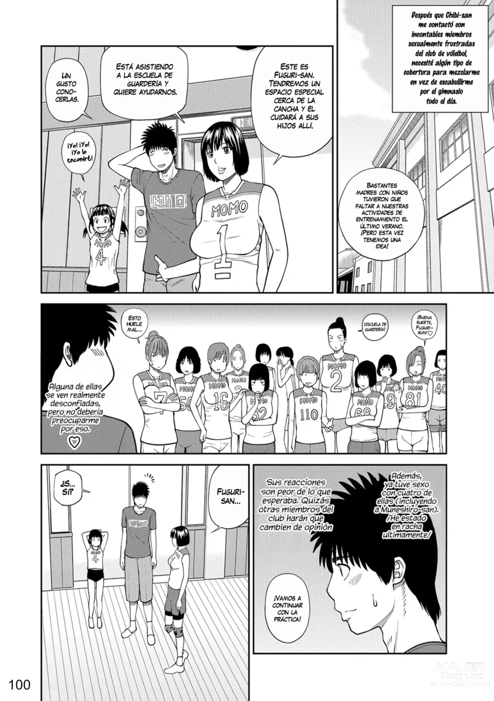 Page 97 of manga Club de Vóleibol de mamás del distrito Momojiri (decensored)