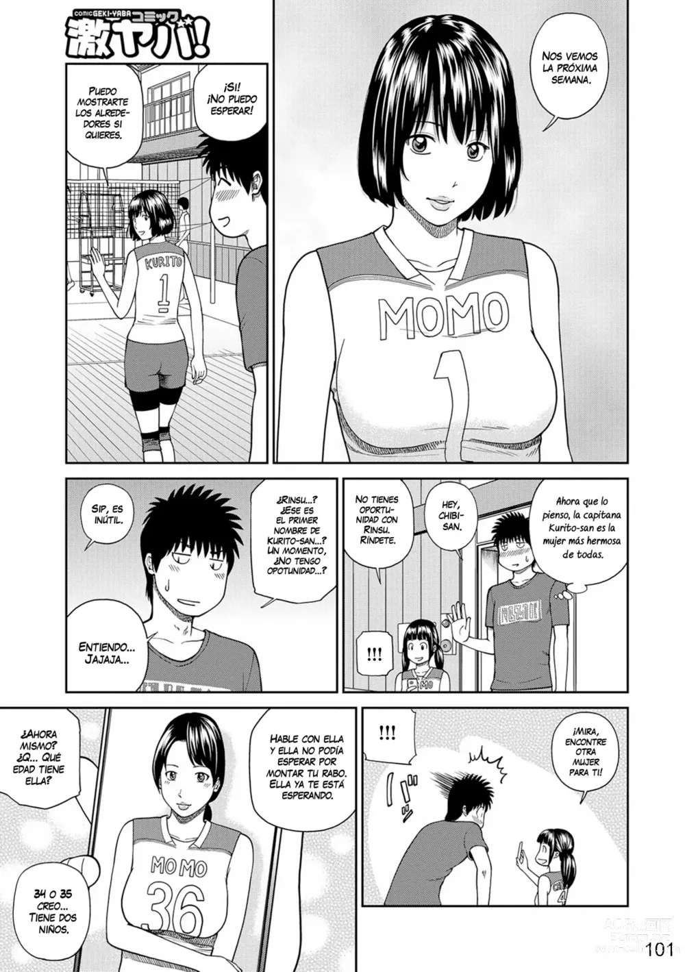 Page 98 of manga Club de Vóleibol de mamás del distrito Momojiri (decensored)