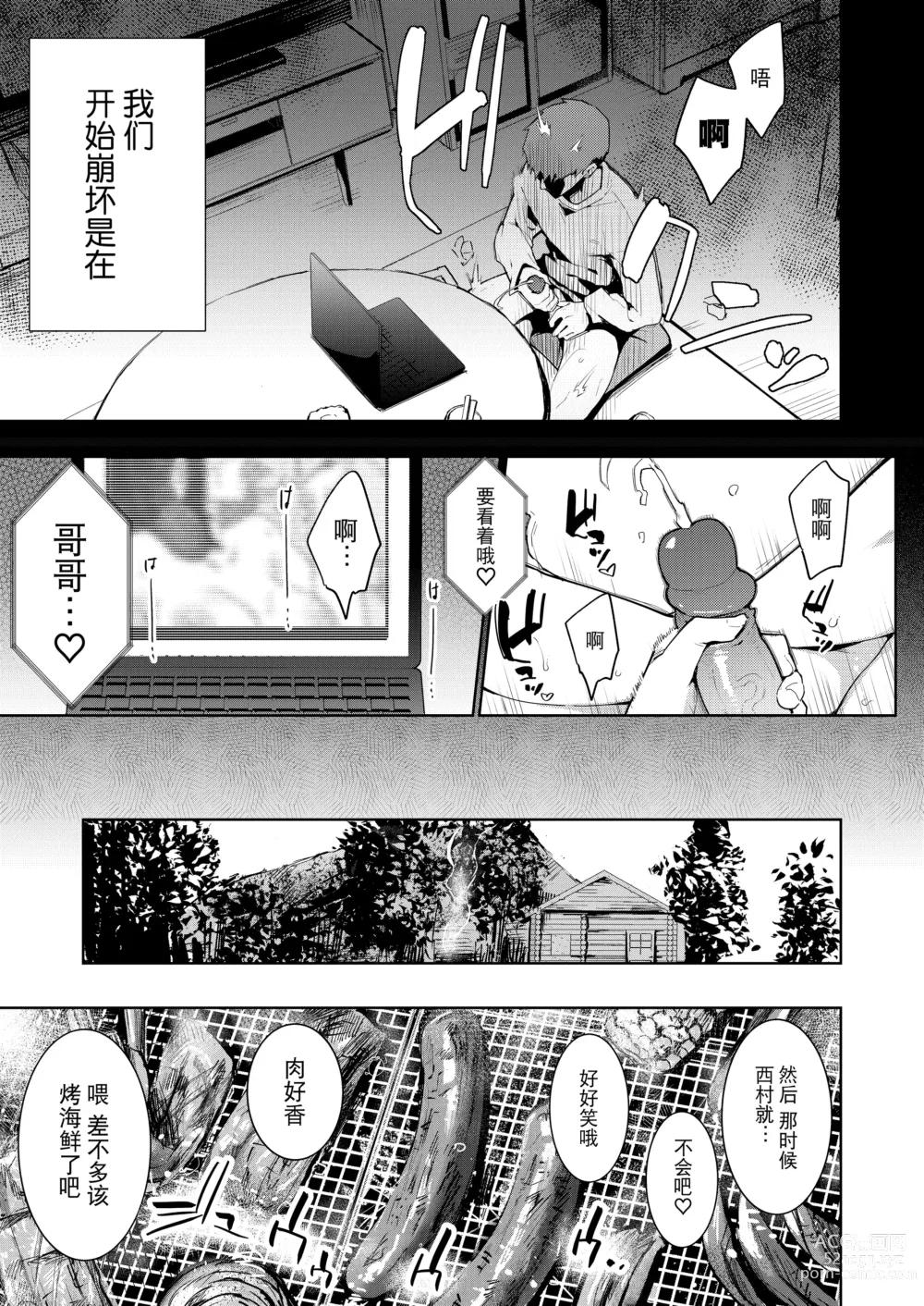 Page 5 of doujinshi 蝶子 V -実質両想いの幼馴染がぽっと出同期の夜這いで寝取られるのを視て射精する-