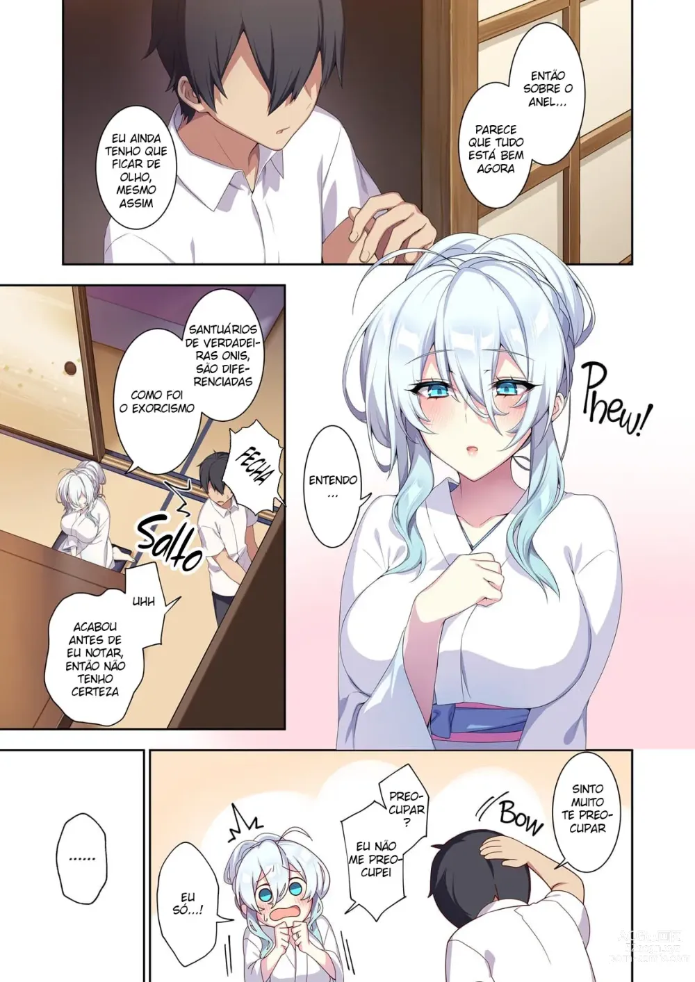 Page 54 of doujinshi Hitozukiai ga Nigate na Miboujin no Yukionna-san to Noroi no Yubiwa 2