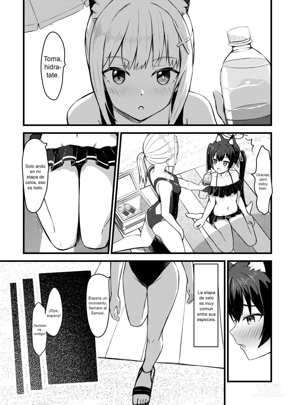 Page 3 of doujinshi ...Hm, Sensei o Osou no.