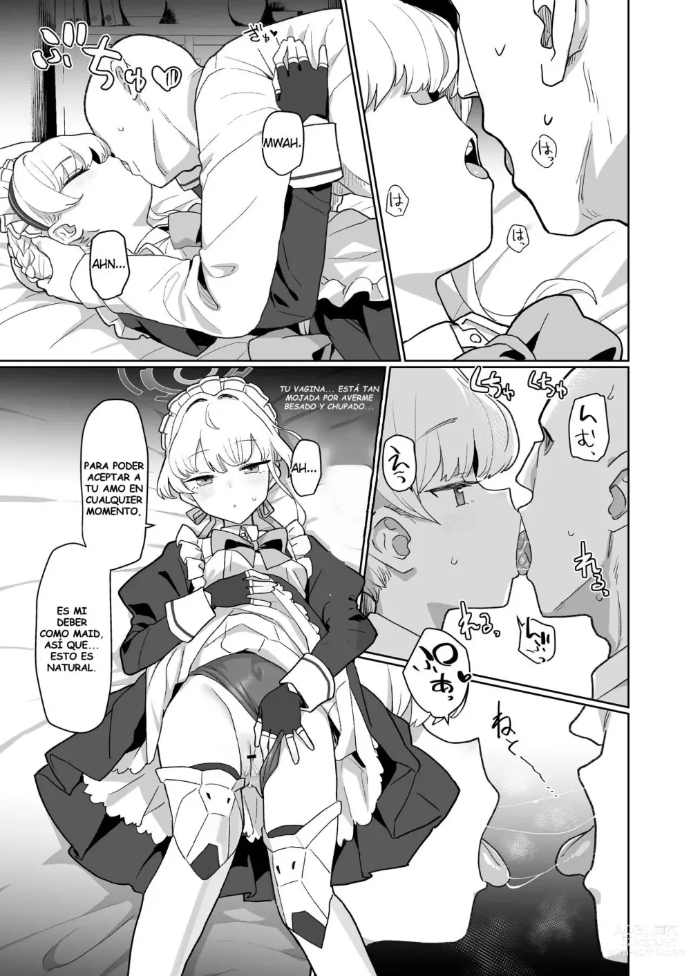 Page 14 of doujinshi Dokidoki Toki Meki Maid Kiss