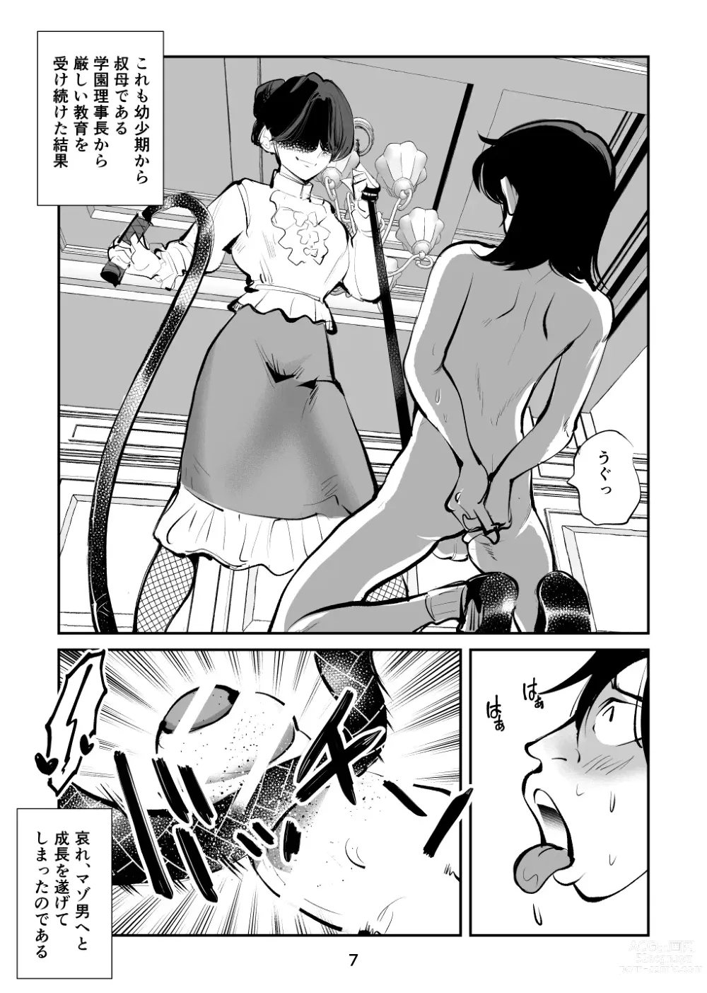 Page 7 of doujinshi Zetchō kamen hentai kyōshi chin ori tamatsubushi